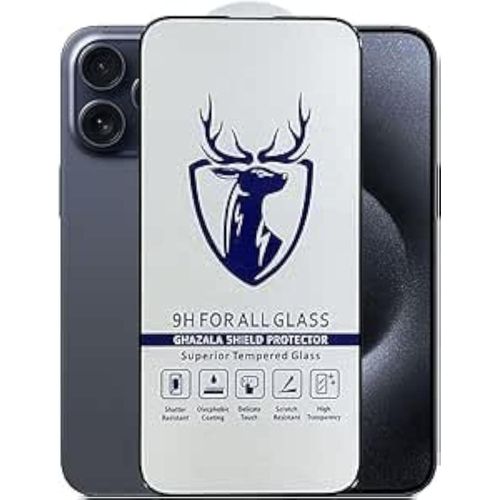 9H Tempered Glass Screen Protector for Apple iPhone (15 Pro Max)