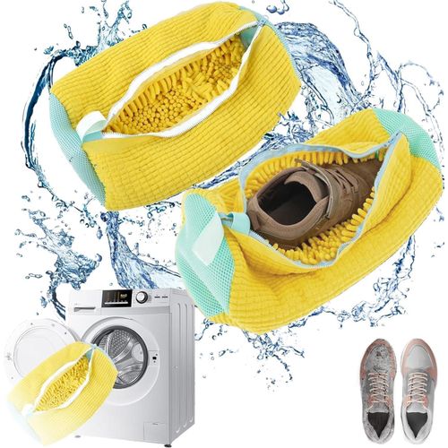 Smart Shoe Washing Bag - Protects Your Shoes From Damage Inside The Washing Machine With Durable Mesh And Secure Zipper - Practical Product