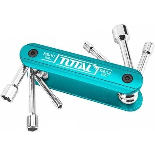 6 Pcs folding nut driver set 5 : 12 mm