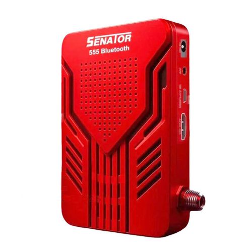 Digital Satellite Receiver Mini HD 555 Bluetooth - Red