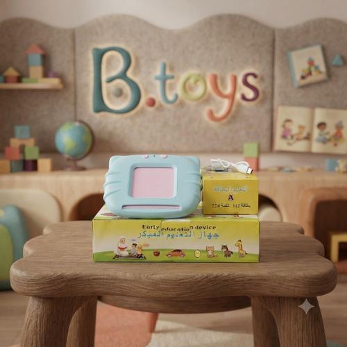 Interactive Early Childhood Educational Card Reading Device Featuring 112 Flashcards and 224 Words for Vocabulary Development, Cognitive Learning, and Language Skill Enhancement for Toddlers and Preschoolers