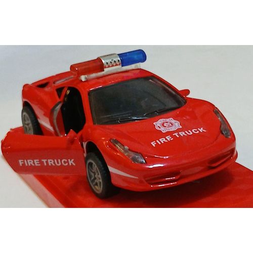 METAL FIRE THEME CAR TOY