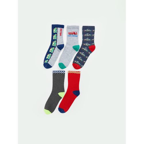 Patterned Boy Socket Socks 5-Pack