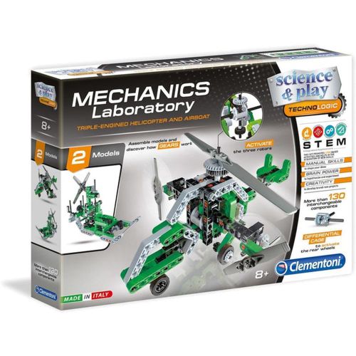 Mechanics Laboratory Helicopter & Airboat 130 Pieces - 75032