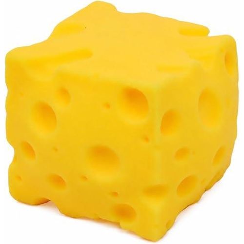 Yellow Big Cheese Squishy, Giant Cheese Squishys, Rebounding Sensory Fidget Toy, Soft Novelty Toy for Adults & Kids, Slow Rising, Extra Soft (10cm)