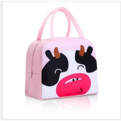 Lunch Bag - Insulated Thermal Food Bag for Kids - Cow Shape