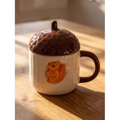 Acorn Figured Ceramic Mug 450 Ml