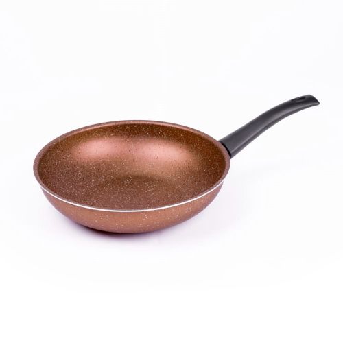 مقلاة عميقة من الجرانيت لازورد - 28 سم