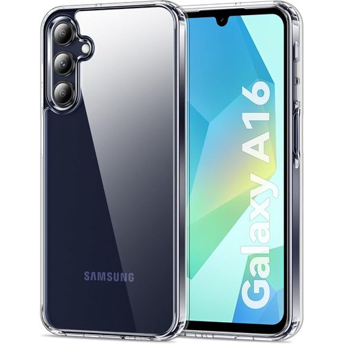 Samsung Galaxy A16 5G Clear Cover Case soft TPU Transparent Silicone Rubber Back Protective Case shock Absorbent Reinforced Corner for Samsung Galaxy A16 5G Clear (Clear)