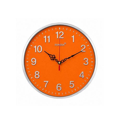 Analog Wall Clock - Orange - Model 3971
