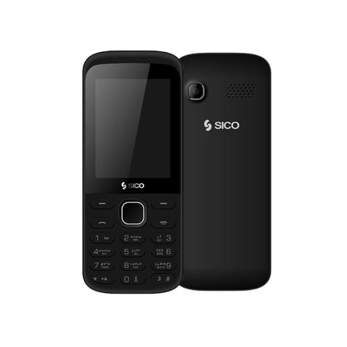 موبايل سيكو SICO Extra 2 - 2.4-inch Dual SIM Mobile Phone - Black/black من جوميا 