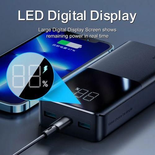 Joyroom 20000mAh Fast Charging Power Bank – 22.5W High-Speed Output – LCD Digital Battery Display – Multi-Port Portable Charger for 3 Devices – Airline Approved External Battery JR-QP192