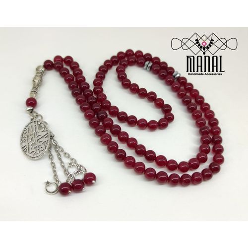 99-bead Natural Rosary With Hematite Spacers