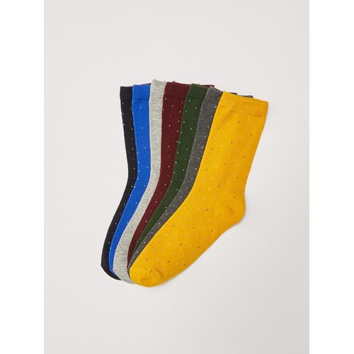 Polka Dot Boys Socks 7 Pack