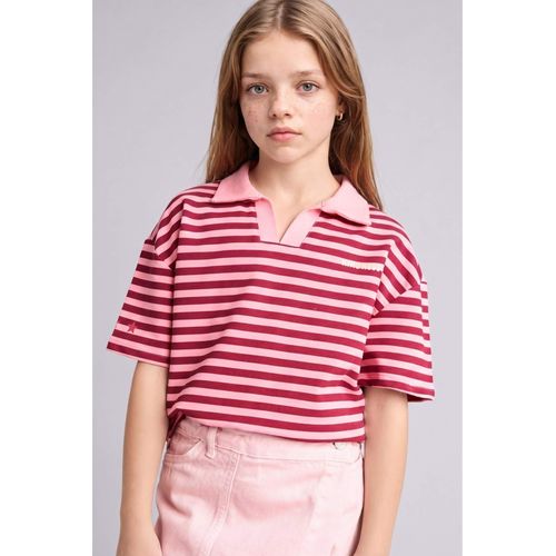 Printed Short Sleeve Polo T-Shirt