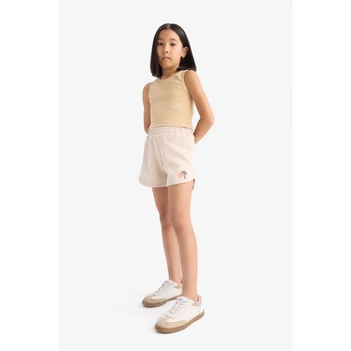 Elastic Waist Printed Shorts Girls'