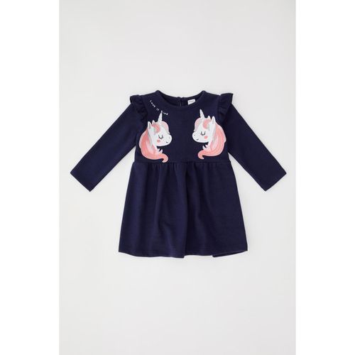 Dress Skirt Knitted Dress - Navy