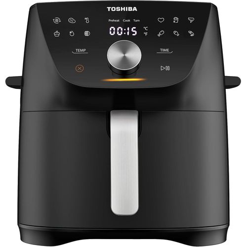 Air Fryer AF-74CP1VREG(H), Menu-Iq Progra, 12 Preset Menus, Rapid Air Circulation, Memory Function, Digital Indicator Light, Non-Stick Basket & Crisper Plate, 7.4L Digital, Black