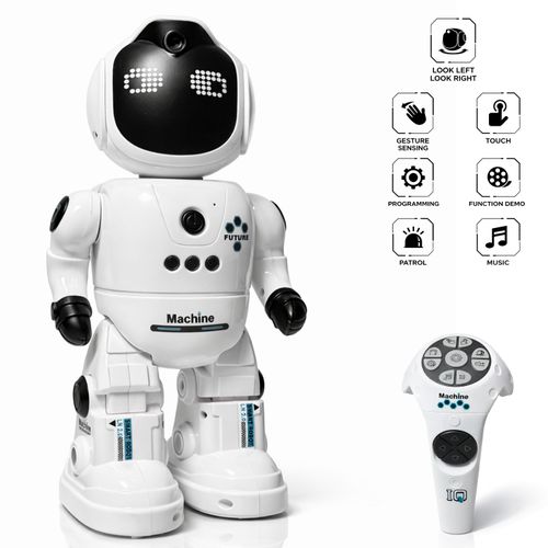 Intelligent Programming Robot Toy - Gesture Control - Touch Sensor Remote Control - Music Dance - Smart Kids Robot