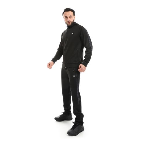 Vector Poly-Tech Men Tracksuit - Black