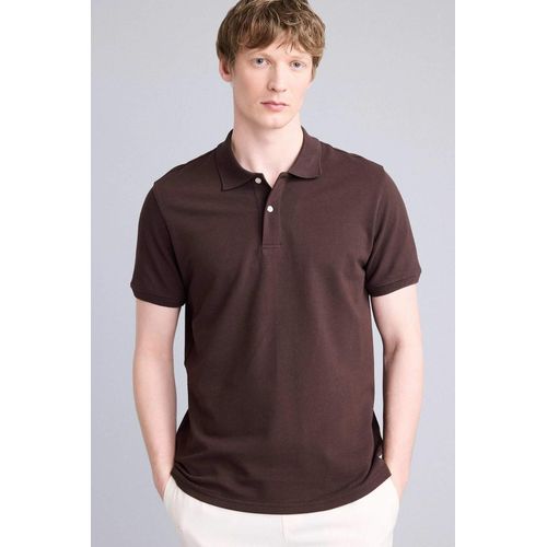 Regular Fit Polo Collar Short Sleeve Polo T-Shirt