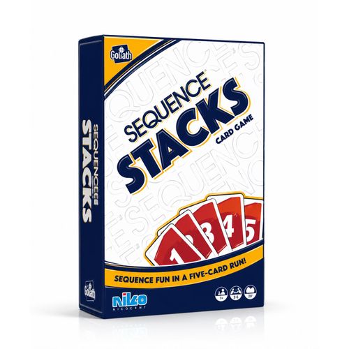 Sequence Stacks Strategy Card Game for Family and Kids 2 to 6 Players Ages 7+