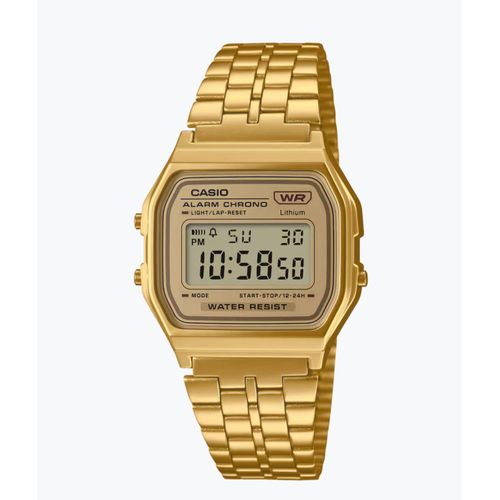 RETRO Collection GOLD Unisex Adults Watch GOLD BraceletMODEL MEN Women Watch Steel Belt