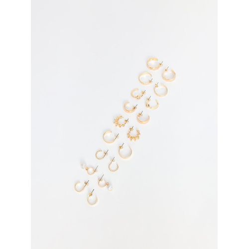 Twist Patterned Woman Earring Set 9-Piece