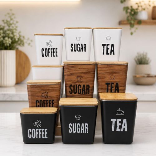 Bamboo Spice Set (White) – A touch of elegance and organization for your kitchen.