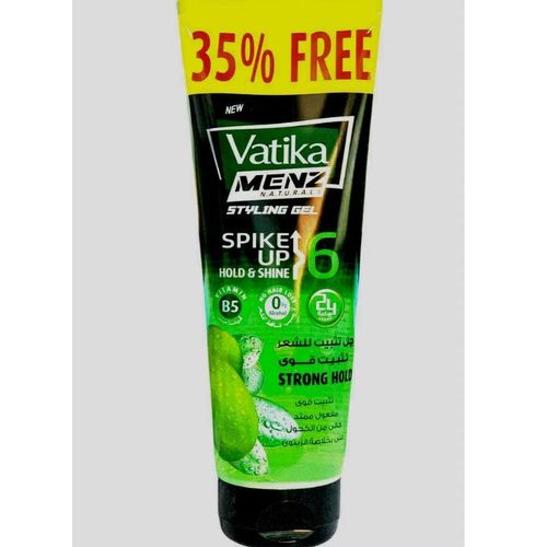 Menz Strong Hold Styling Hair Gel Spike Up Hold& Shine With Olive - 250Ml