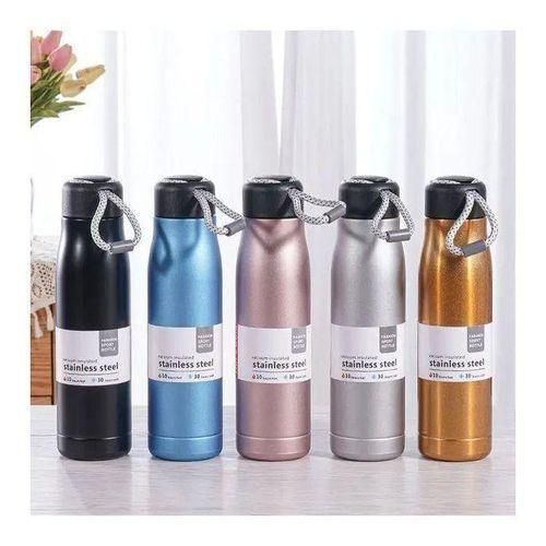 Healthy stainless steel thermal flask - large size - hot and cold - colors may vary