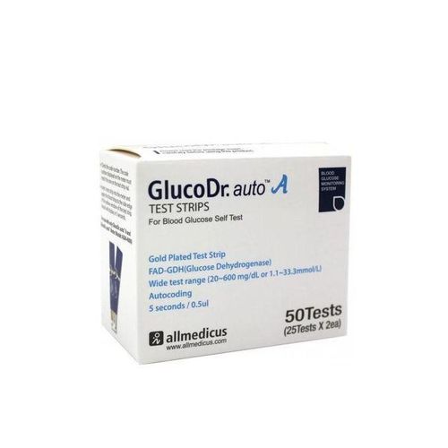 Blood glucose self test 50 tests strips
