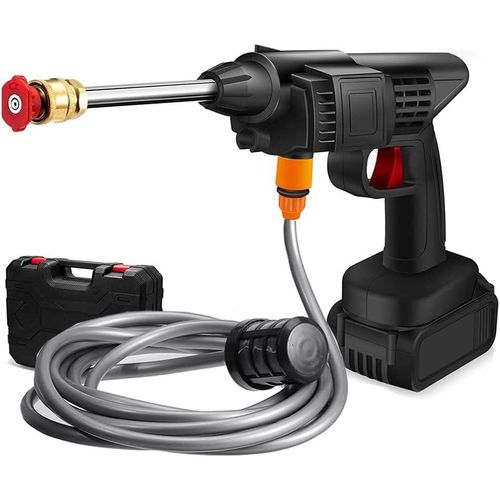 48V Cordless High-Pressure Washer – Rechargeable Electric Cleaning Machine with Adjustable 3-in-1 Nozzle