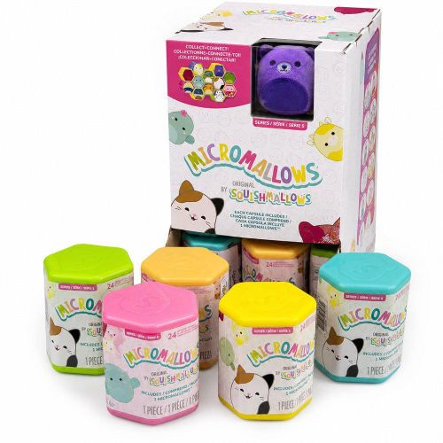 Micromallows Mystery Capsule Plush Toy - Assorted Characters - SQMM0168