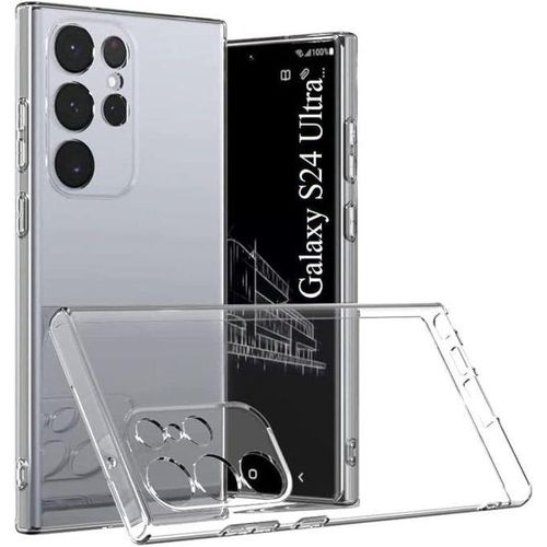 Transparent Soft Flexible Silicone TPU Shockproof Heat Resistant Back Protective Case for Samsung Galaxy S24 Ultra