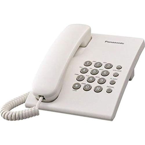 Panasonic KX-TS500 Corded Phone - white