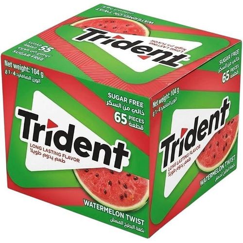 Sugar-Free Gum, Watermelon Flavor, 65-Piece Pack