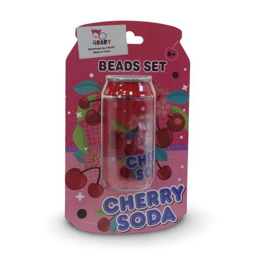 4 Baby Beads Set Cherry Soda