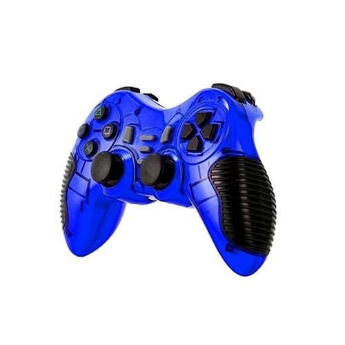 Wireless Gamepad - 7 in 1 for PS1, PS2, PS3, Laptop, PC, USB, Android TV, Android Media Box - Blue Color