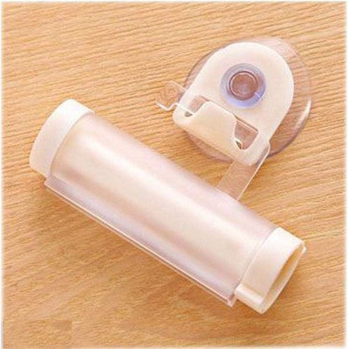 1pc Rolling Squeezer Toothpaste Dispenser Tube Sucker Holder Dental Cream Bathroom Accessories Manual Syringe Gun Dispenser
