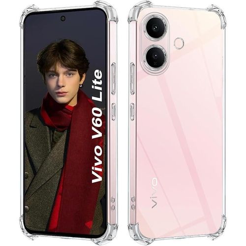 King Kong Anti-Yellow Transparent Shockproof Full Protection Camera Protection Back Cover for VIVO V60 LITE 5G 4G