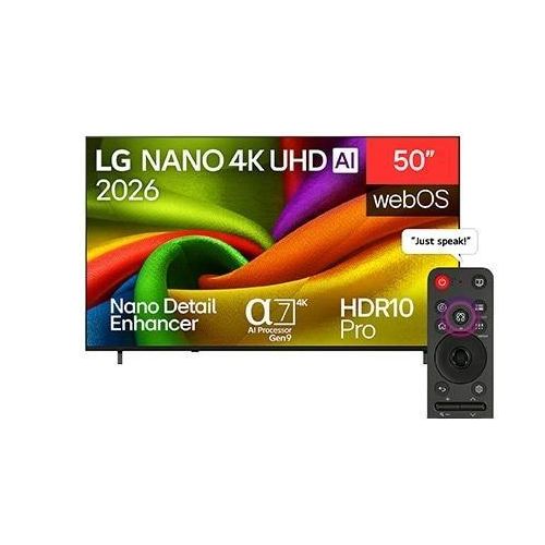 50 NANO 4K UHD AI Smart TV 2026 – NanoCell 50NU85CB6LA WITH Magic Remote
