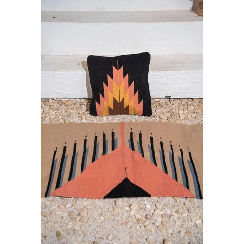 set of 2 matching Decorative Cotton cushion cover- 45 x 45 cm-black
