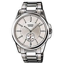 MTP-E101D-7A Stainless Steel Watch - Silver