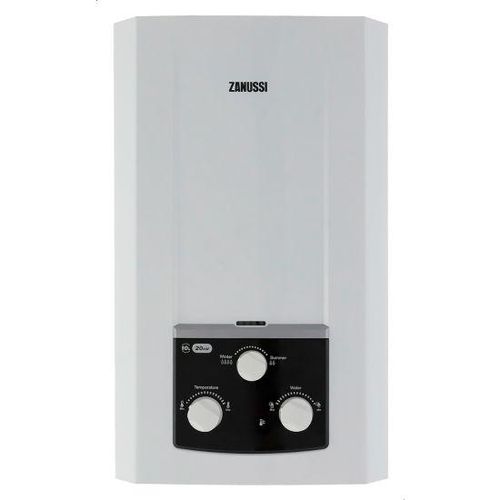 Delta Gas Water Heater, 10 Liter, White - with adaptor - ZYG10113WL
