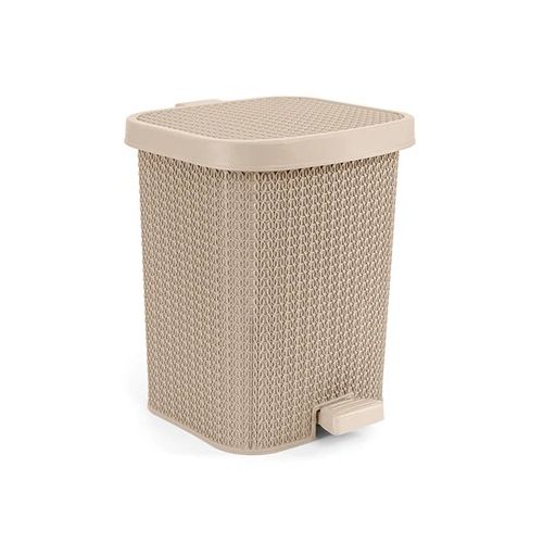 Palm Trash Bin - Beige Large