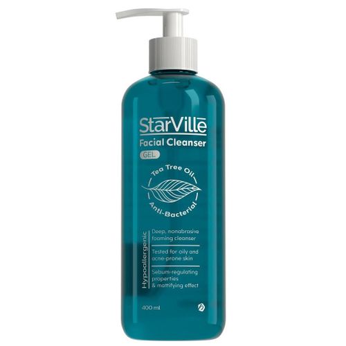 Facial Cleanser Gel Deep, Nonabrasive Foaming Cleanser 400 ml