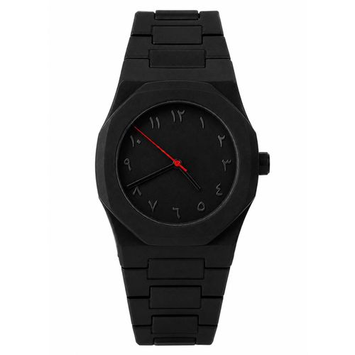 Men’s Black Carbon Wrist Watch Minimal Elegant Quartz 3 Hands Lightweight Design