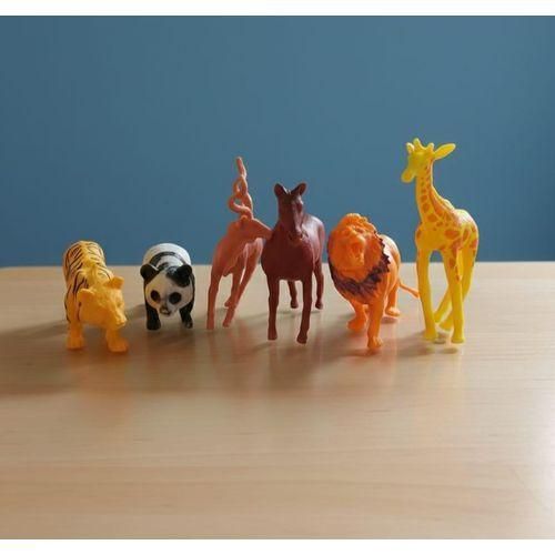 6-Piece Wild Animals Toy Set for Kids – Children's Wild Animal Figures Set – Kids' Safari Animal Toys
