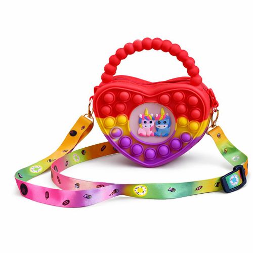 A very beautiful and elegant small silicone wallet for girls